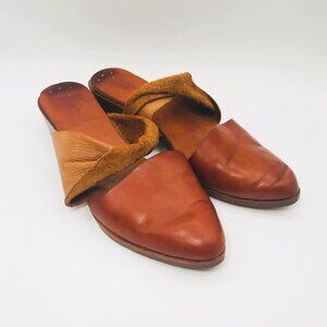 Sevilla Smith The Mariyah Women's Leather Mule Slides Size EU 37, US 6.5 - 7